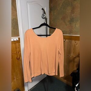 Bluenotes | Orange Twist Back Longsleeve